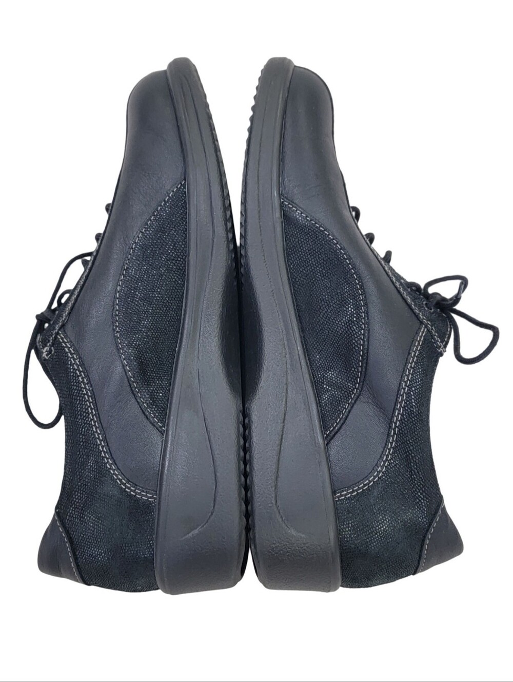 Finn Comfort Ariano Womens Leather Oxfords Black UK 6 US 8.5 NO INSOLES - Picture 8 of 17